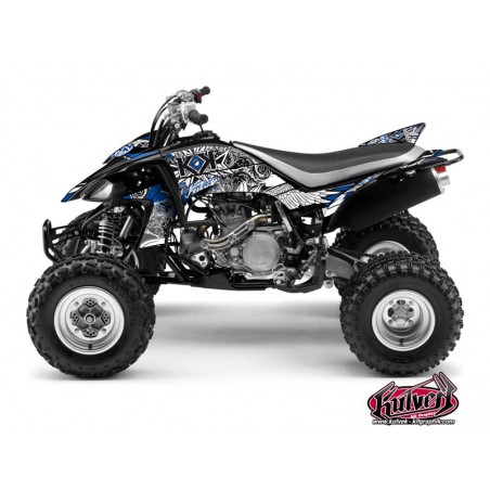 Kit D Co Quad Demon Yamaha Yfz Bleu