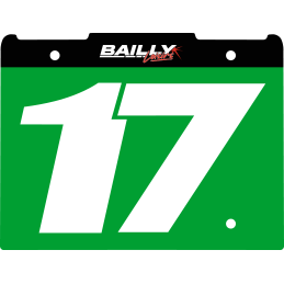 STICKER DE PLAQUE NUMERO...
