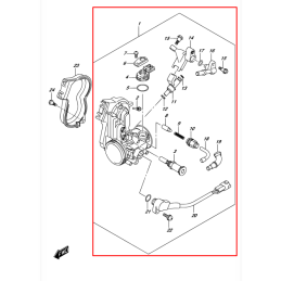 Corp Injecteur 450 RMZ 2015