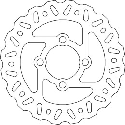 DISQUE ARRIERE YAMAHA 4MM...